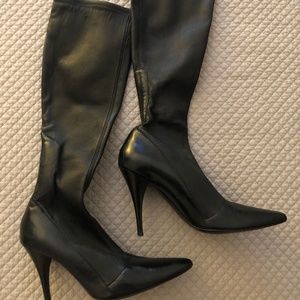 Tall Gucci Leather Boots